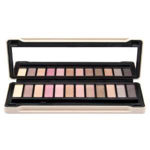 Paleta de fard de pleoape Magic Studio Nudes Essential Collection, 12 nuanțe, vedere deschisă - Frumusețe și sănătate