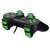 Esperanza Trooper PS3 PC wired gamepad, green and black, angled view