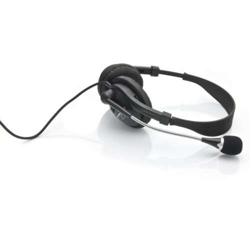 Esperanza Presto black wired headset with microphone