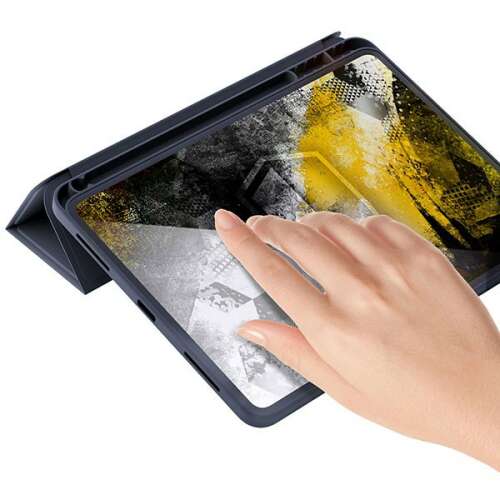Apple iPad 10.9 (2022) fekete 3MK Soft Aktív Flip Tablet Tokban állvánnyal - Tablet tok