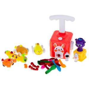 Ikonka Aerodinamikus pumpás láma Léggömbkilövő set with pump, cars, and balloons - Kik