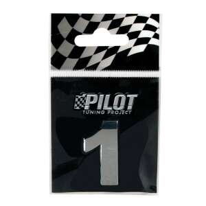 Pilot Tuning Project 3D Number 1 Car Sticker - Car decal