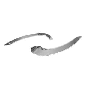 Set de autocolante 3D cromate Commas pentru mașină, 2 bucăți - Abțibilduri auto.