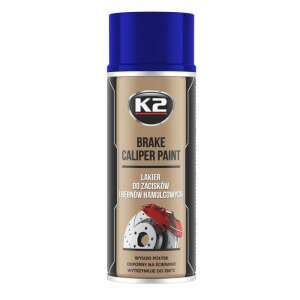K2 Brake Caliper Paint, 400ml, Blue, High Temperature, Durable, Protective, Resistant to Brake Dust, Chemicals, Salt, Fuel, and Harsh Weather Conditions, Rust Protection, Sporty Visual Effect - K2