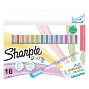 Sharpie S-NOTE DUO 16 darabos, kétvégű, vízbázisú marker notes, aláhúzás, rajzolás és kiemeléshez - Sharpie