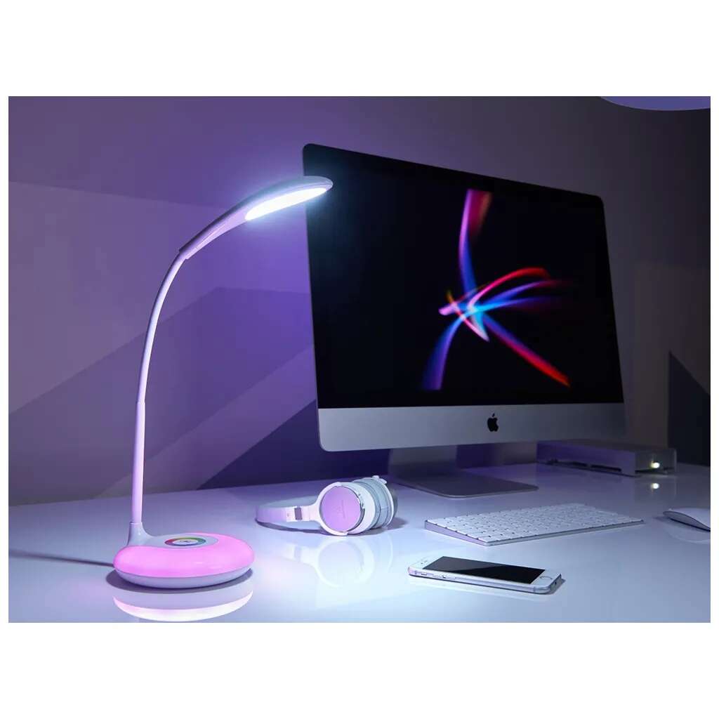Led rgb lampa biurkowa w 256 kolorach