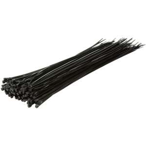 Logilink black cable ties, 100 pieces, 500mm x 4.4mm - Electrical Installation