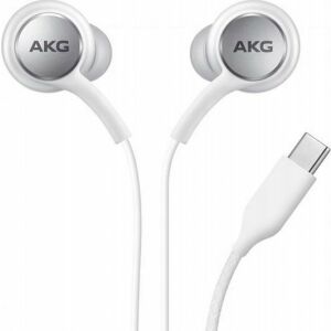 Słuchawki douszne Samsung AKG USB-C Białe, EO-IC100BWE, Wysoka Jakość Dźwięku - Koncentrator USB