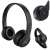 P47 wireless headphones with microphone, black, multiple angles