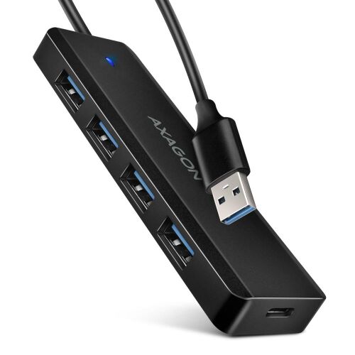 AXAGON cestovný húb USB-A / HUE-C1A / USB 3.2 Gen1 / 4x USB-A / 1x USB-C / 0,19 m 133997669