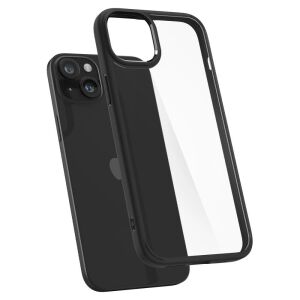 Spigen Ultra Hybrid Matt Schwarz iPhone 15 Plus Hülle - Spigen Handyhüllen