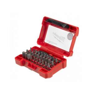 Milwaukee 32 piece Shockwave Torx screwdriver bit set in a red case - Bit head