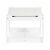 ECOTOYS white kids table with storage underneath