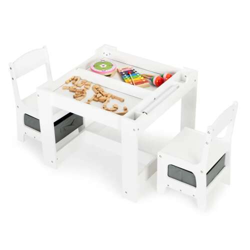 ECOTOYS Children's Table and Chair Set: the Perfect Play and Learning Corner for Little Ones