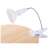 Lampă LED albă pentru creșterea plantelor cu braț flexibil și clește pentru fixarea pe o masă sau raft