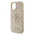 Guess Glitter Script Big 4G puzdro pre iPhone 15, zlaté 87228063