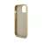 Guess Glitter Script Big 4G Apple iPhone 15 Hülle, Gold, Seitenansicht