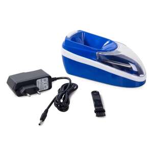 Elektromos cigaretta készítő, kék, tápkábellel, tisztítókefével és cigarettacsővel - Cigarettatöltő