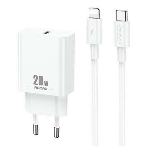 Remax 20W USB-C Netzteil mit Lightning-Kabel, weiß