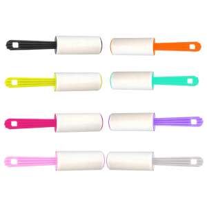 Lint roller set, 5 pieces, assorted colors, pet hair remover, clothes cleaning - Pet hair remover