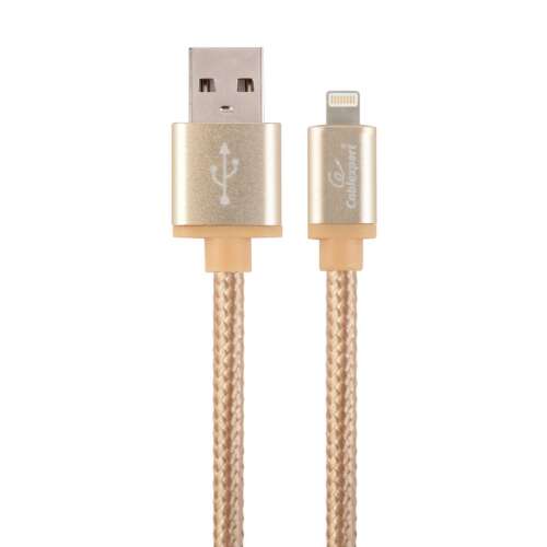 Gembird USB 2.0 - Lightning kábel, 1,8m, arany