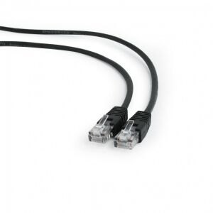 Кабел UTP Gembird Patch cord, cat. 5E, 2 м, Черен (PP12-2M/BK) 133800234 - Gembird UTP кабел