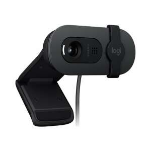 Logitech Brio 105 Webcam, 1080p Full HD, angled view - Logitech Webcam