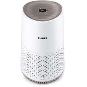 Philips AC0650/10 air purifier, white, angled view - Electronic