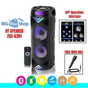 BIG BT Speaker Party Hangszóró/hangfal mikrofonnal ZQS-6201 (BBD) (BBE) (BBV) 73953453 