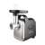 Momert 2261 electric meat grinder, black and silver, with sausage stuffer and kebbe maker attachments
