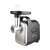 Momert 2261 electric meat grinder, black and silver, with sausage stuffer and kebbe maker attachments