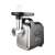 Momert 2261 electric meat grinder, black and silver, with sausage stuffer and kebbe maker attachments