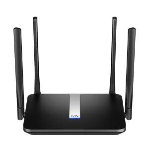 Router bezprzewodowy Cudy LT500 N300 3G/4G, czarny, widok z przodu - Router Wi-Fi, adapter