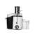 Adler AD 4128 gyümölcscentrifuga, fekete és fehér, 1000W, lékancsóval és pépgyűjtővel