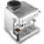 Sage BES980BSS Espresso Machine brewing espresso