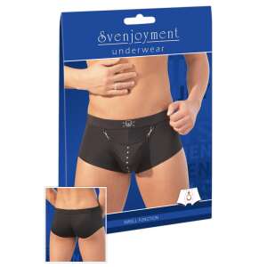Svenjoyment alsónemű fekete boxer nadrág koponya és keresztcsontok mintával - Svenjoyment