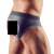 Svenjoyment Férfi Jockstrap nyitott háttal fekete-kék színben, oldalnézet