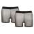 Svenjoyment Herren durchsichtige Boxershorts 2er Pack Schwarz