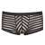 Sven Joyment Férfi Fekete Csíkos Áttetsző Boxer Alsónadrág Elülnézet