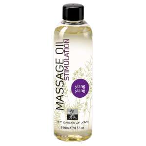 HOT Shiatsu Stimulation Massage Oil with Ylang-Ylang scent, 250ml bottle - Massage cream & massage oil