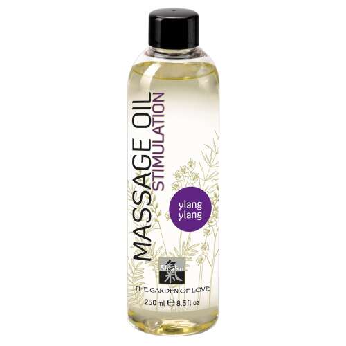 HOT Shiatsu Stimulačný masážny olej s vôňou Ylang-Ylang, fľaša 250ml