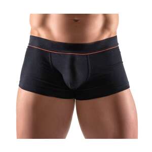 Svenjoyment férfi fekete boxer alsónadrág narancssárga szegéllyel - Svenjoyment