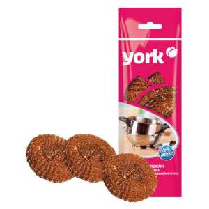 York Kupferbeschichtete Netzscheuerschwämme, 3er-Pack für hartnäckige Reinigung - Abwaschschwämme