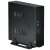Akyga AK-100-01BK mini-ITX computer case, black, side view