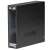 Akyga AK-100-01BK mini-ITX computer case, black, back view