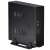 Akyga AK-100-01BK mini-ITX computer case, black, side view