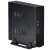 Akyga AK-100-01BK mini-ITX computer case, black, side view