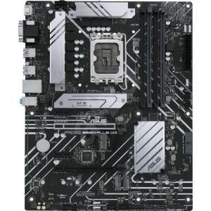 Asus PRIME B660-PLUS D4 ATX Motherboard, front view - ASUS Motherboard