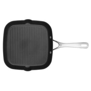 Ballarini Alba 28cm Titánium Grill Serpenyő, Fekete, Felülnézet - Ballarini
