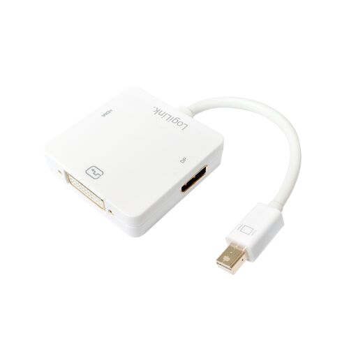 LogiLink CV0045A video átalakító kábel 0,15 M Fehér 122579911 - DisplayPort átalakító
